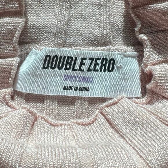 Double Zero Pink Cropped Longsleeve - Picture 3 of 3